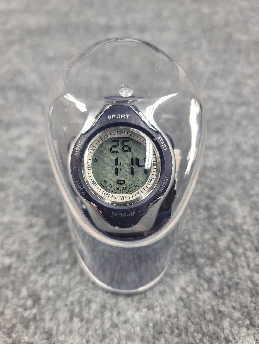 Vintage Motile Sport WR30M Multi Function Digital Wristwatch Water Resistant
